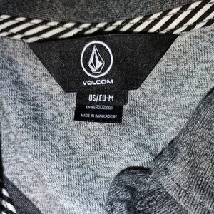 🚨5 For $25🚨Volcom Medium Skateboarding Charcoal Polo Shirt for Men